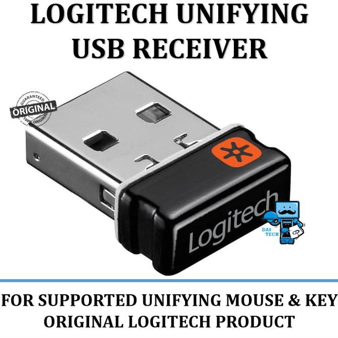 USB Wireless Receiver Logitech Unifying Receiver u/ Logitech Mouse+Key HIGH QUALITY