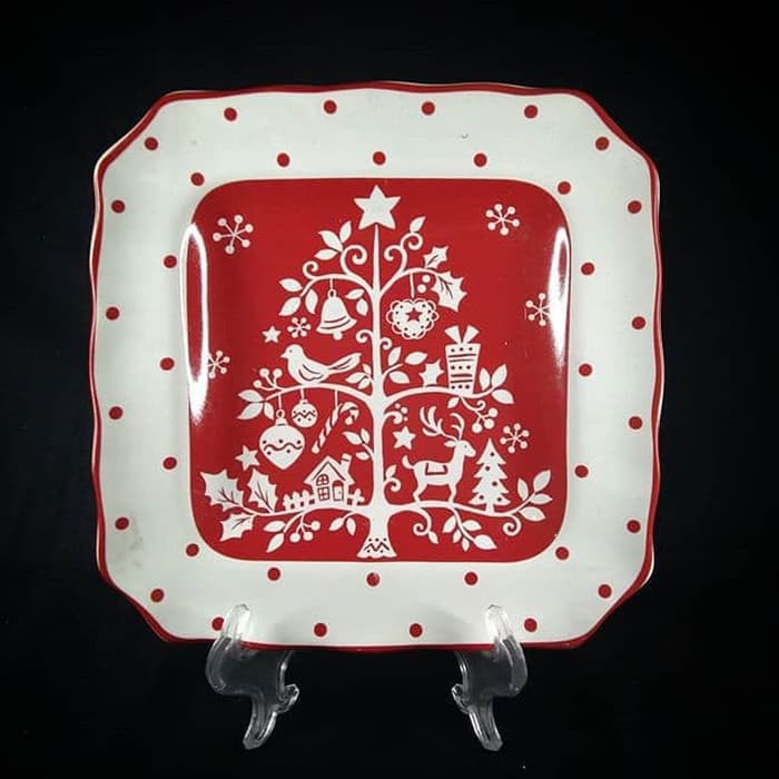 PIRING MAKAN / HIAS SANGO MOTIF CHERRY TREE