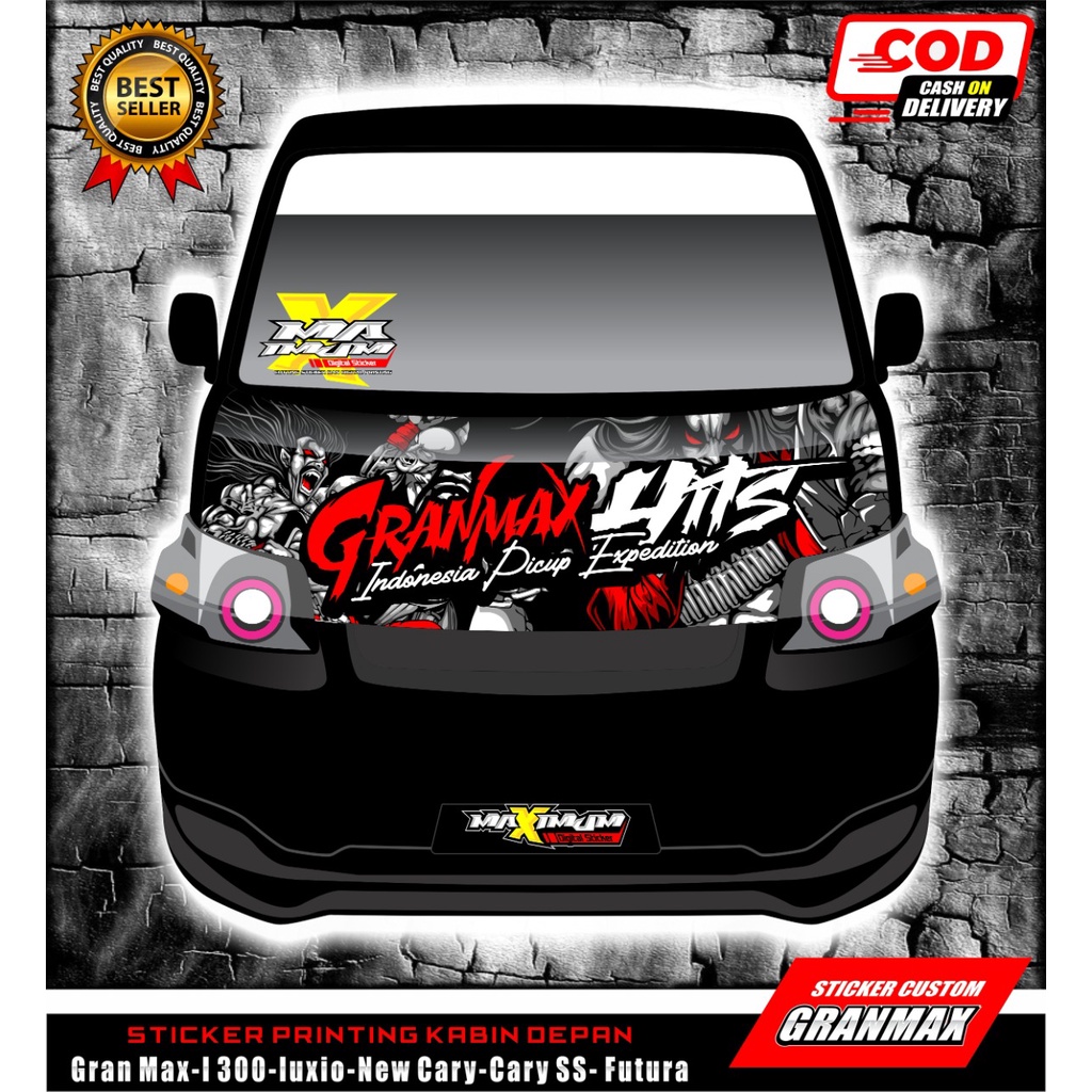Sticker kabin Depan Mobil PIckup Grandmax / Sticker kabin depan Grandmax-Duniasticker-04