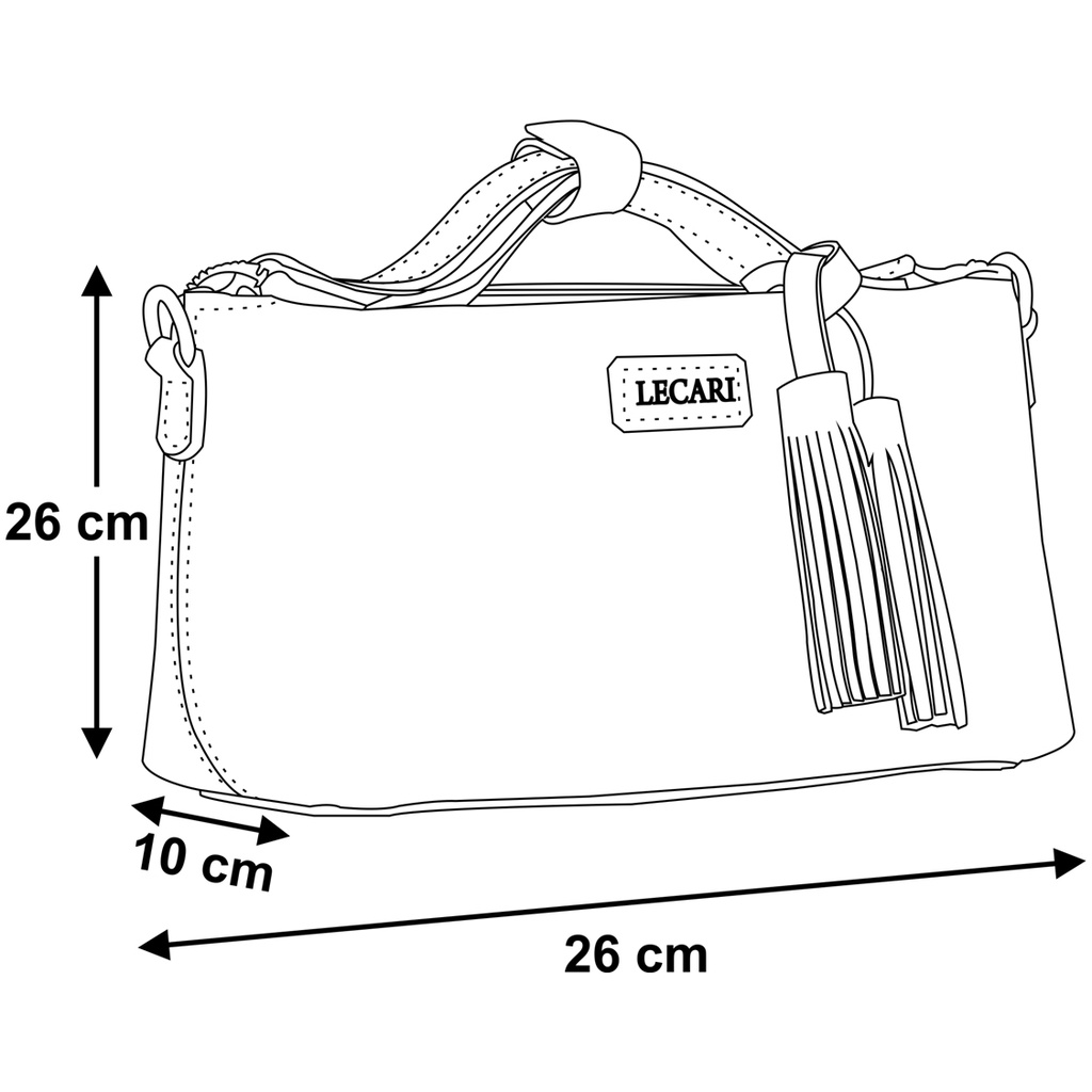 Lecari Viena M Slingbag Leather