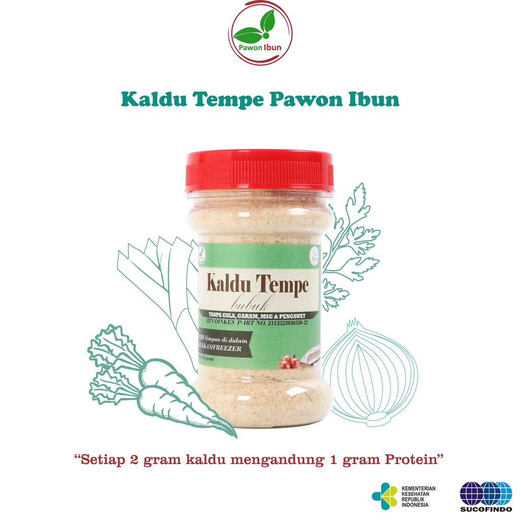 Kaldu Tempe Pawon Ibun Non Gula Garam