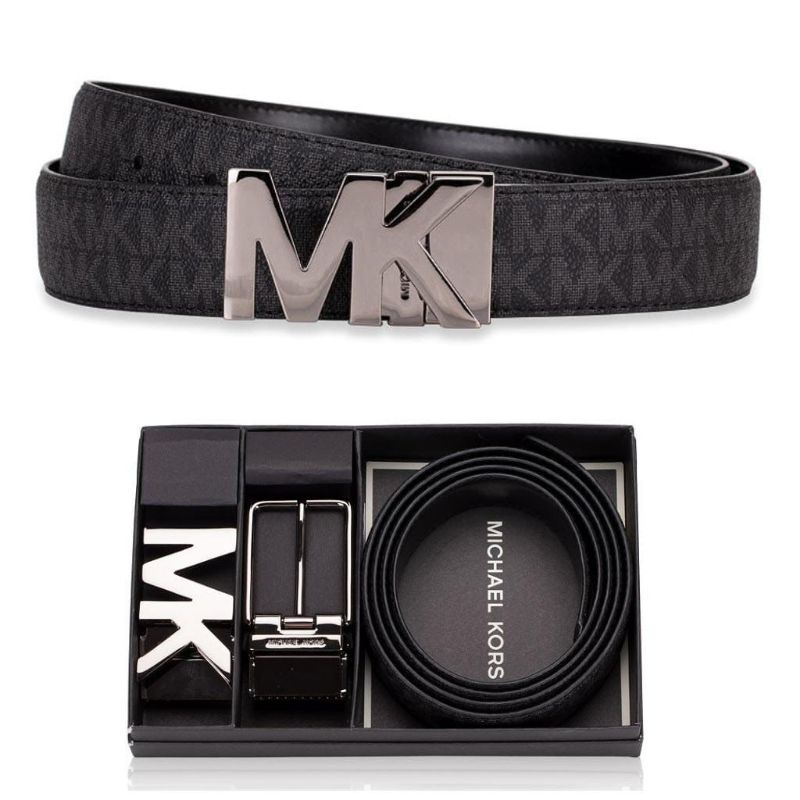 MK Men’s 4 in 1 Belt Box Gift Set Sign Black