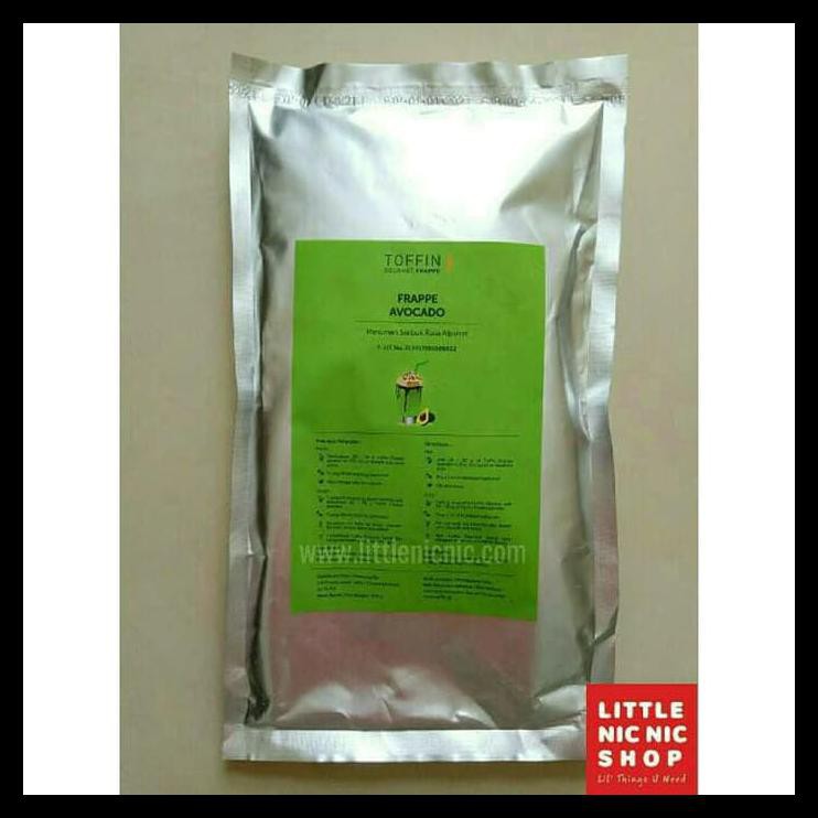 

Toffin Gourmet Frappe Avocado Minuman Cafe Bubuk Alpukat
