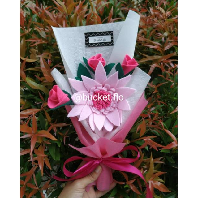 Bucket Bunga Matahari Pink Ready Stock Real Pic Shopee Indonesia