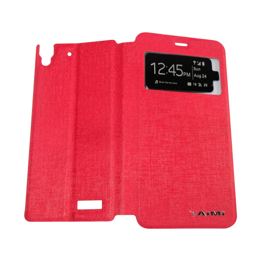 AIMI Ume Sarung Oppo R7 / Flip Cover / Leather Case / Flipshell