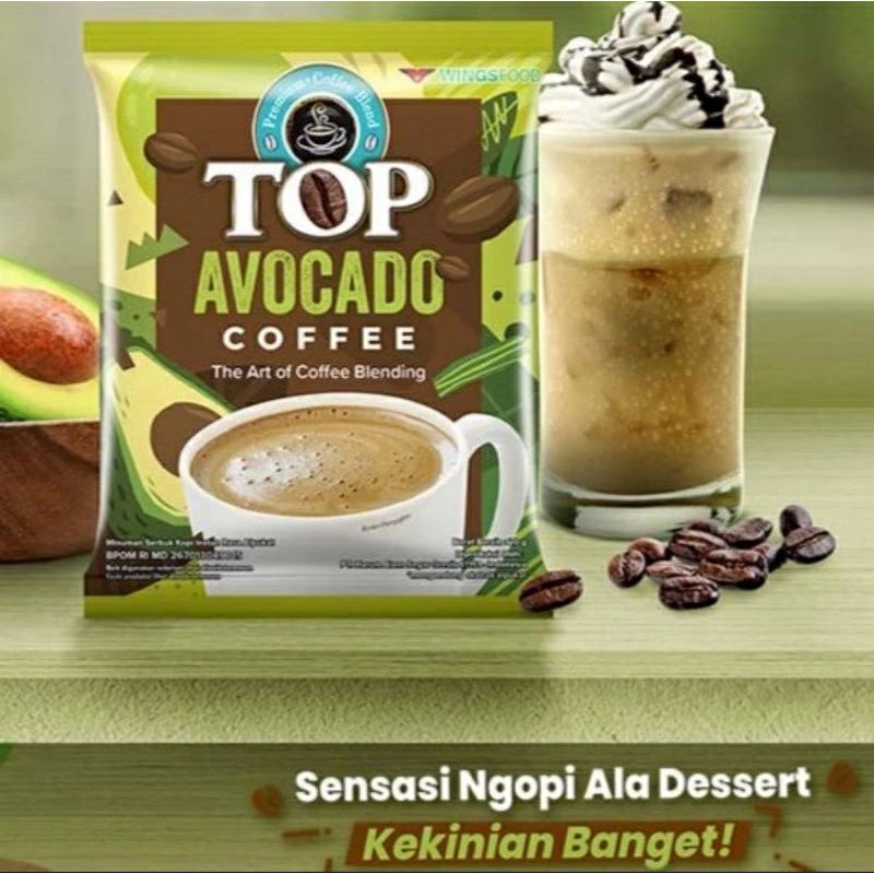 

Top Coffe Avocado Terbaru 1 renceng isi 15 Sachet