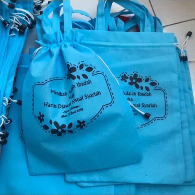 

TAS SPUNBOND I DUST BAG I POUCH I TAS SOUVENIR I SOUVENIR SPUNBOND FREE PACKING