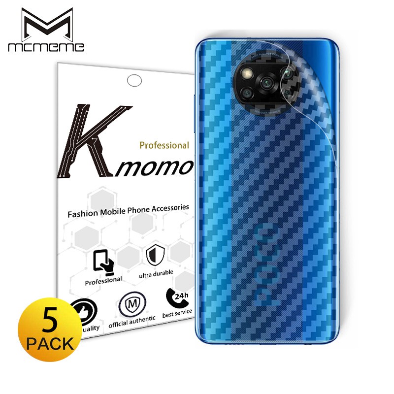 Beli 1 Gratis 4 Xiomi Xiaomi Mi Poco X3 Nfc M3 F3 F2 Pro Pocophone F1 5g Carbon Fiber Back Film Shopee Indonesia
