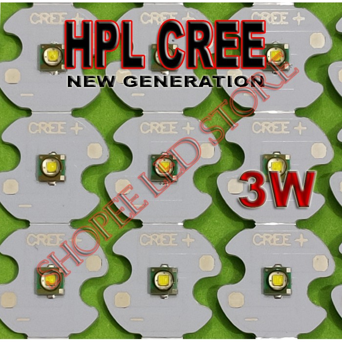 3 WATT HPL CREE T6 LED SEMUA WARNA LAMPU SENTER SOROT