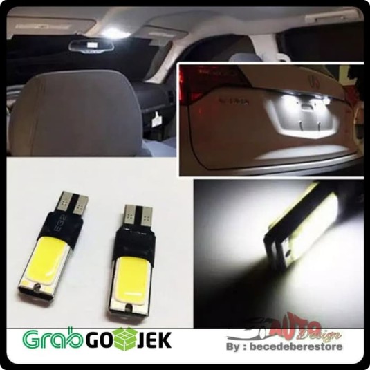 [1 PCS] Lampu LED T10 Plasma COB Model 2 Sisi Super Terang