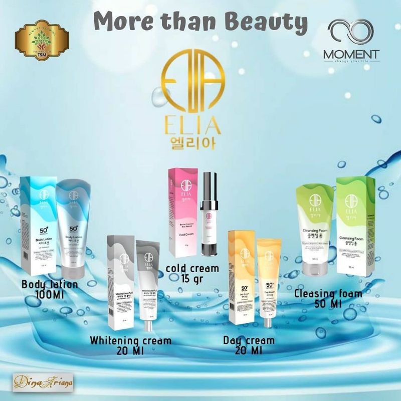 Moment Elia Skincare Paket isi 5