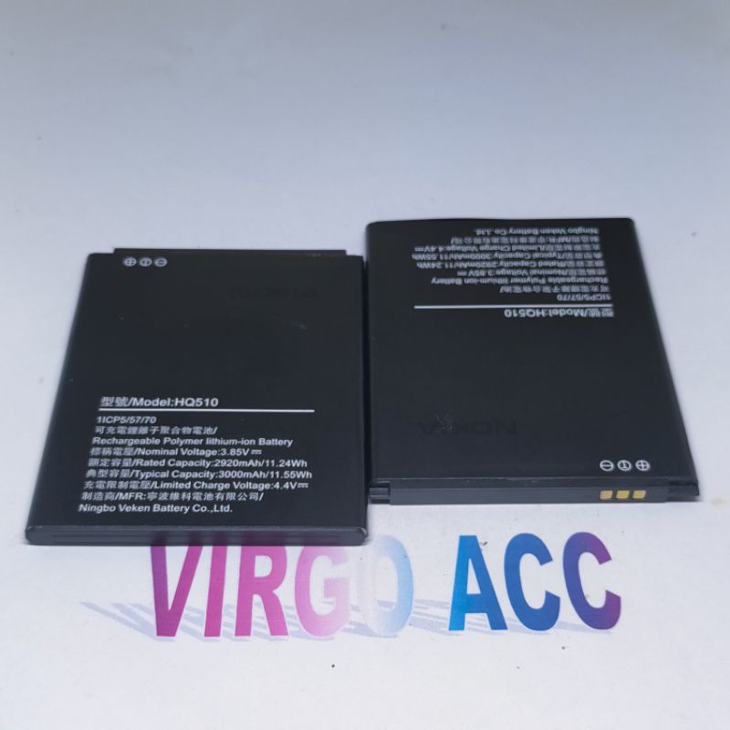 Baterai Batre Battery Nokia 2.2 HQ510 HQ-510 Original Battery Hp