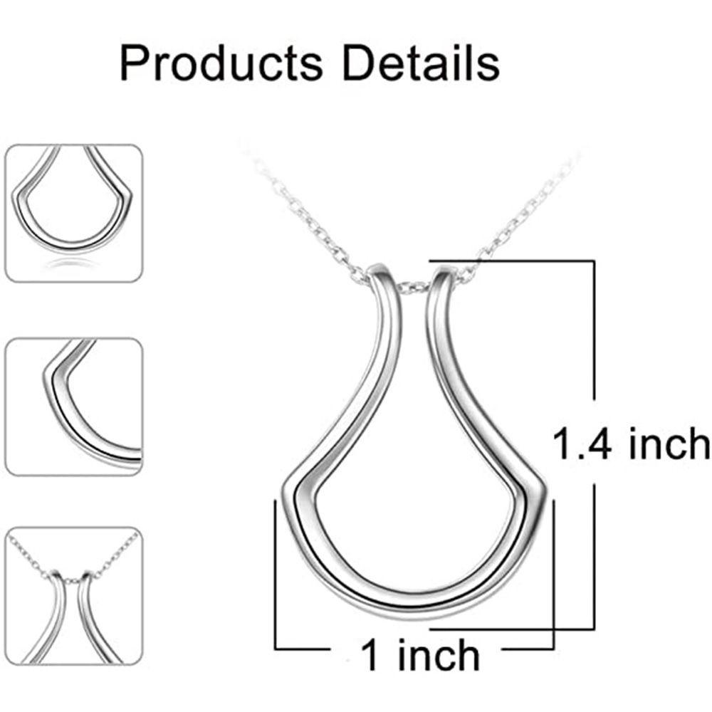 Nanas Berbentuk U Kalung Wanita Aksesoris Perhiasan Bergigi Liontin Perhiasan Menarik Choker