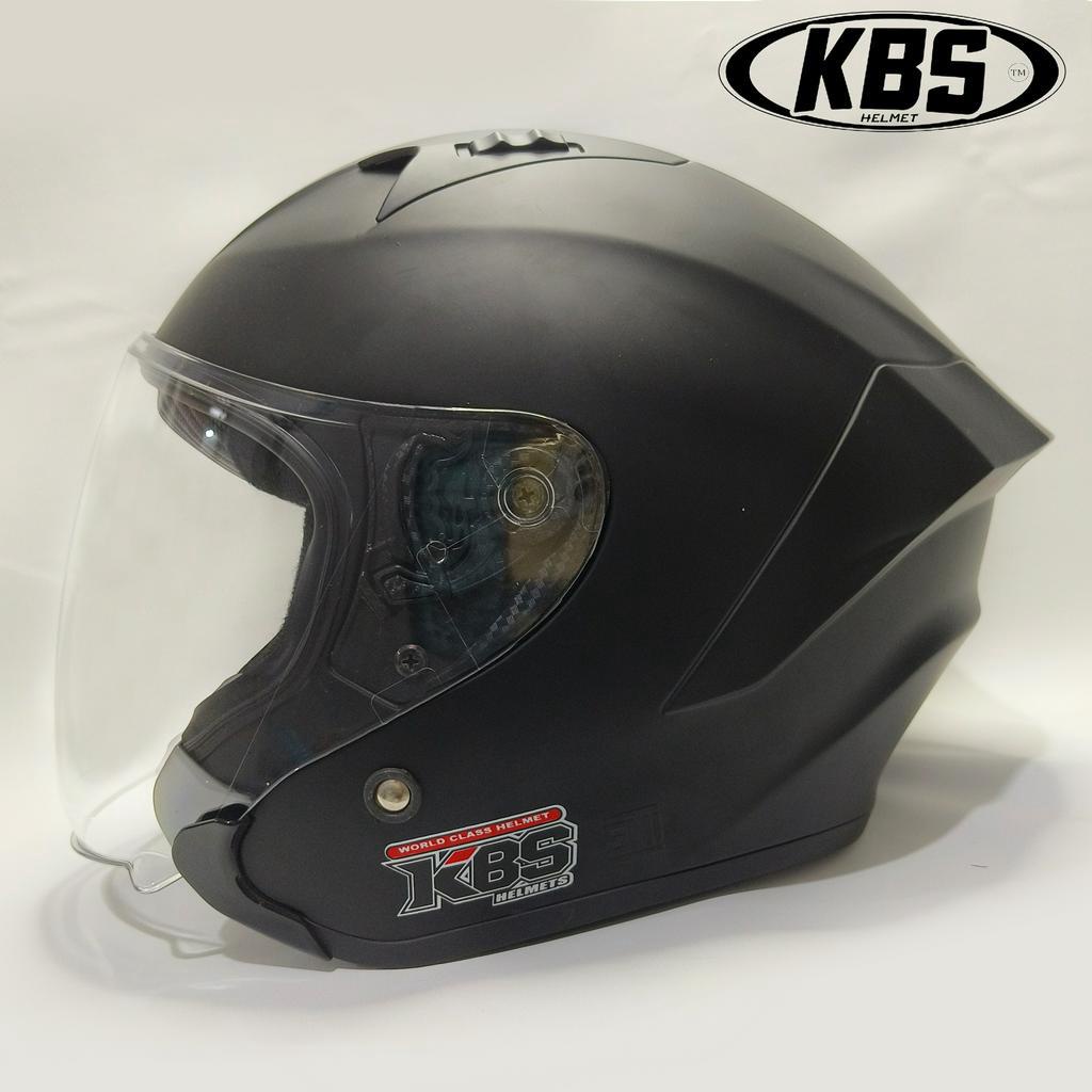 Helm Half Face KBS HAKAI KYRZ HITAM DOF / HELM PREMIUM UNTUK PRIA DAN WANITA DEWASA COD