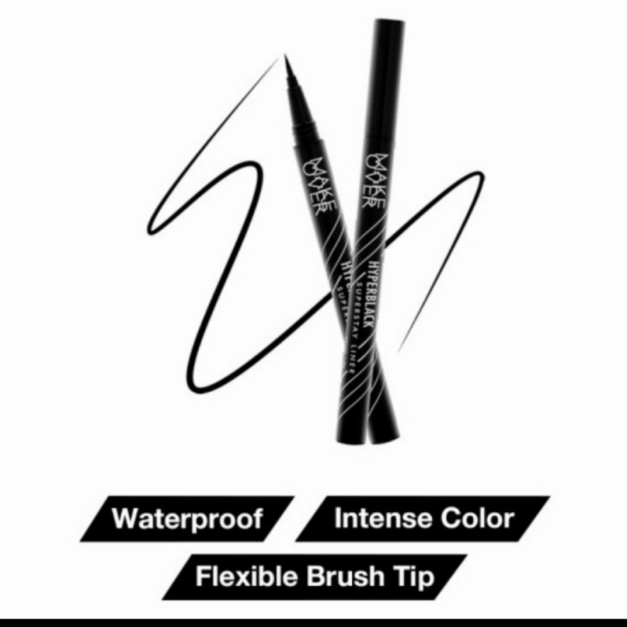 ✦SINAR✦ Make Over Hyperblack Superstay Liner