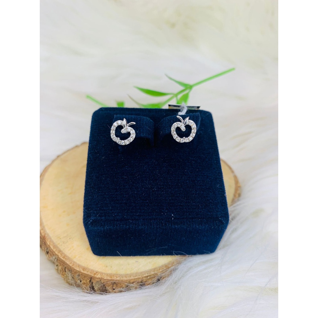 Giwang emas 750 berlian eropa