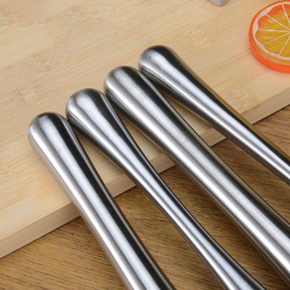 [Elegan] Cocktail Muddlers Bartenders Stainless Steel Palu Anggur Minuman Berbasis Buah Aksesoris Bar Dapur Rumah