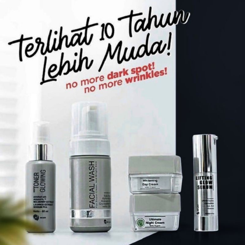 MS GLOW Ultimate Lifting Paket Paket Perawatan Wajah Super Series