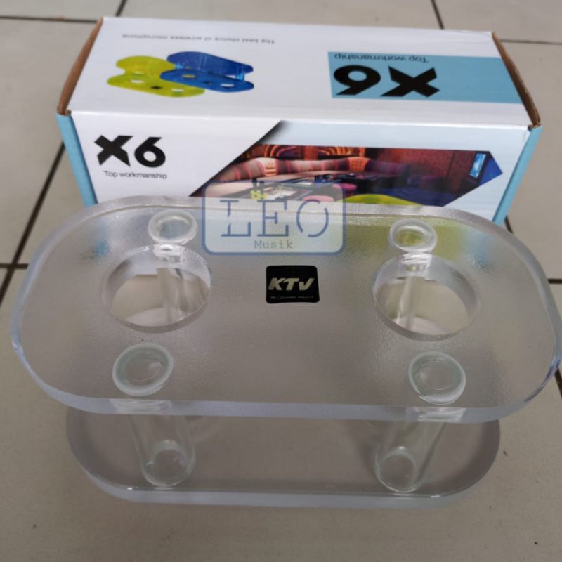 KTV SERIES STAND MICROPHONE X6 UNTUK TATAKAN WIRELESS MIC