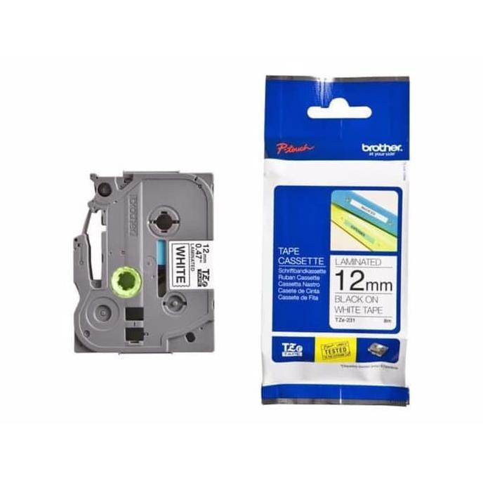 

Bagus Brother Tze 231 Label Tape 12Mm Black On White Original Sale!!!