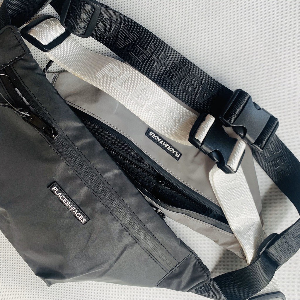 WAISTBAG TAS DADA PALACE SEGITIGA REFLEKTIVE / IMPORT / TAS / TERBAIK / GROSIR