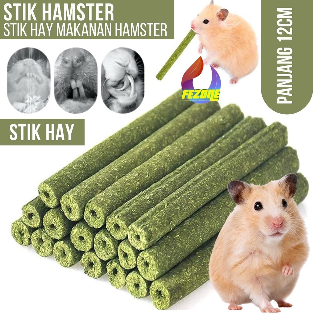 TIMOTHY HAY STICK STIK HAY KELINCI MAKANAN KELINCI MAKANAN MARMUT ALFAFA HAY GUINEA PIG CHINCILA FEZONE