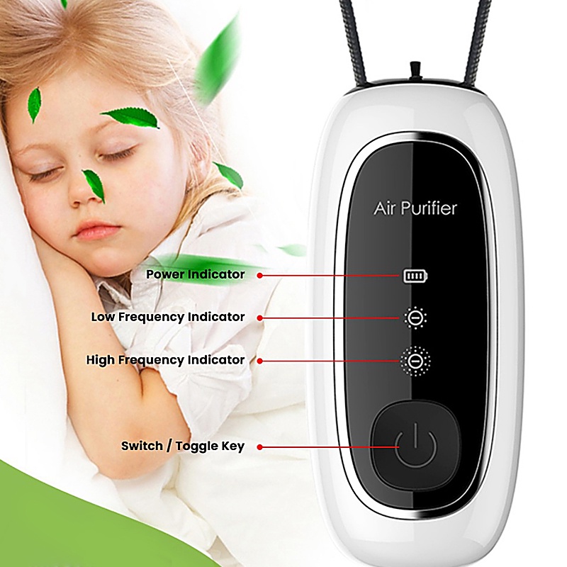 Air Purifier/Kalung Air Purifier Smart/Anion Pembersih Udara Portable