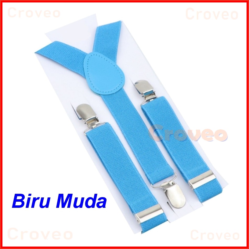 Suspender Bretel ANAK Balita PG TK Playgroup Cowok Kecil Anak2 Cewek Pesta Dasi Kupu Bayi Lucu Bowtie Tali Kodok Jojon Hitam Pria Wanita 2,5 Cm Model Y Batita Garter Anak-anak Ikat Pinggang Grosir Import Elastis Coklat Merah Biru Wisuda Murah Imut