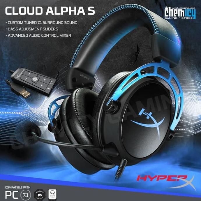 Jual Hyperx Cloud Alpha S 7.1 Surround Sound Gaming Headset Termurah ...