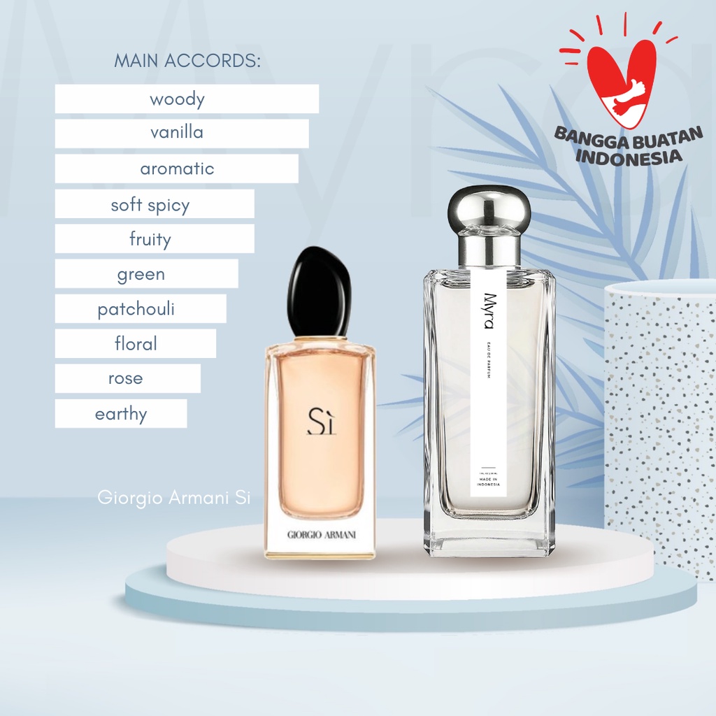 Myra Parfume Inspired by Si - Parfum Wanita - Parfume Unisex