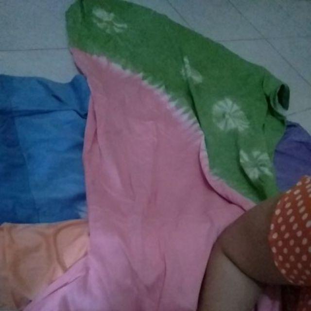 Gamis Kaos Dalena ~ Busui Baju Muslimah Batik Lengan Pendek Fashion Wanita.