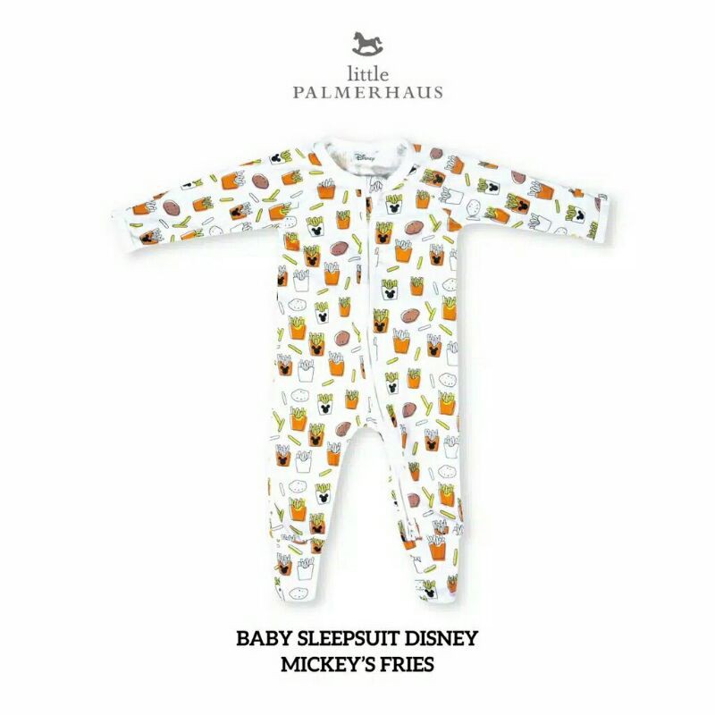 Little Palmerhaus Disney Baby Sleepsuit Piyama Bayi Legan Panjang Anak