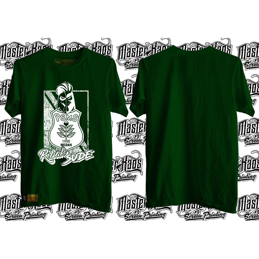 Kaos Bola Distro Pria PSMS Medan Ribak Sude Ayam Kinantan Original T-Shirt Smeck Hooligan Horas