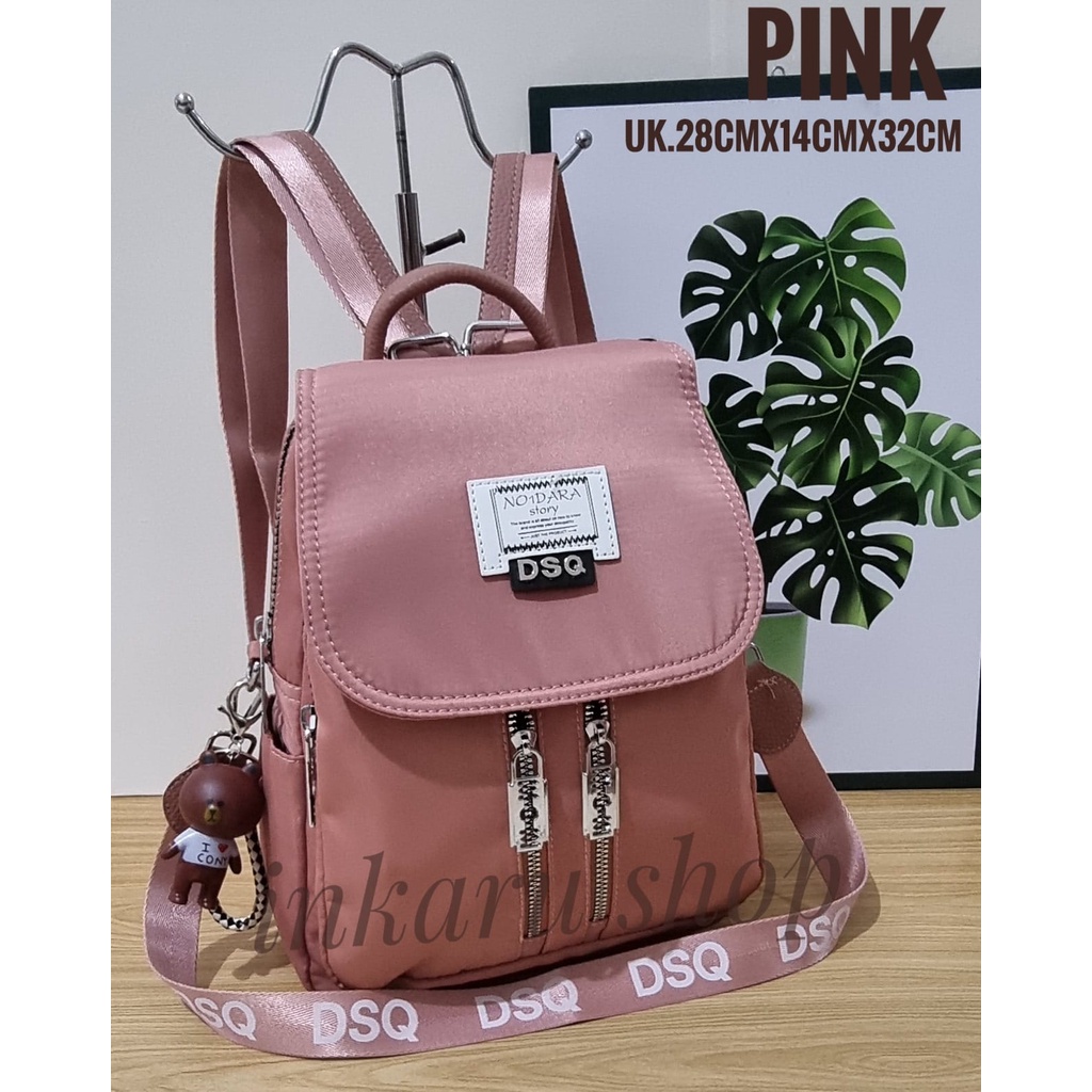 RANSEL WANITA IMPORT DSQI 2IN1 6666#