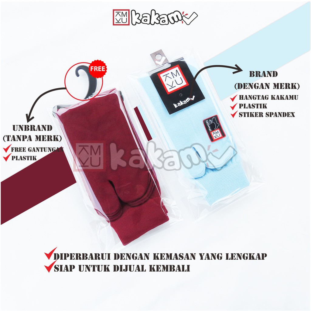 Kakamu Kaos Kaki Jempol Polos Muslimah Limited  19-36