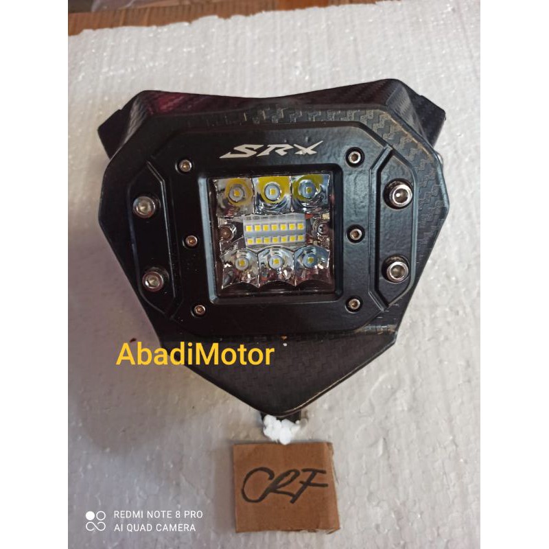 LAMPU SOROT REFLEKTOR / HEADLAMP DEPAN LED CRF KLX BF CARBON SRX CRF150 KLX150 150 BF