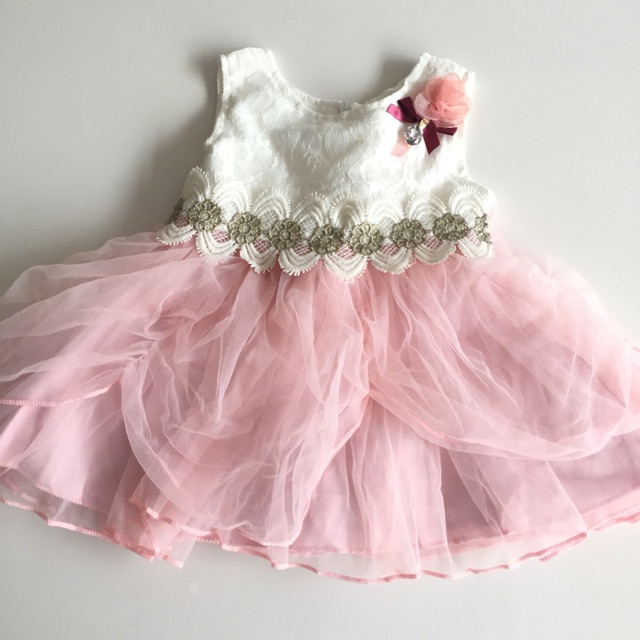 Dress bayi pesta party baju anak perempuan