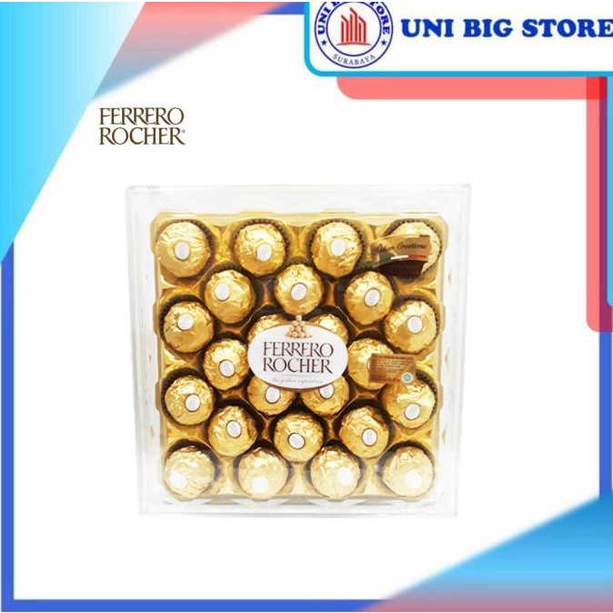 

Coklat Ferrero Rocher Chocolate T24 300 gr isi 24