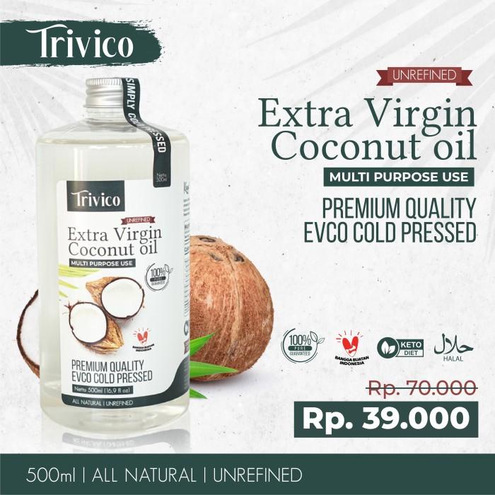 Oil Trivico Vco Virgin Coconut Oil 500Ml / Minyak Kelapa Murni Coconut Oil