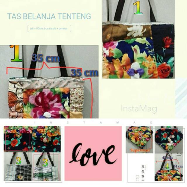 Tas Belanja Kain (Tas Tenteng)