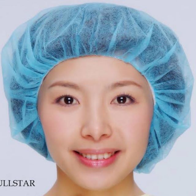 1 pack isi 25 DISPOSABLE NURSE CAP HAIR NET MEDIS 1 pack isi 25 DISPOSABLE NURSE CAP HAIR NET MEDIS