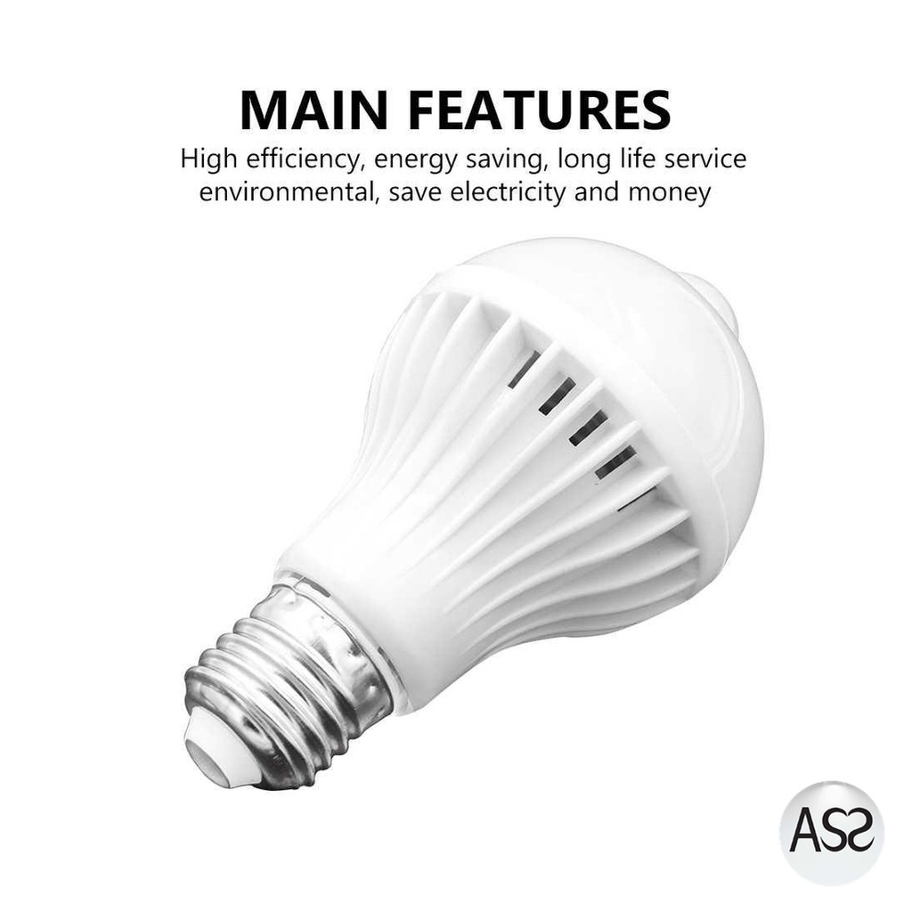 ASS Shop - Lampu LED Smart E27 9W with PIR Sensor