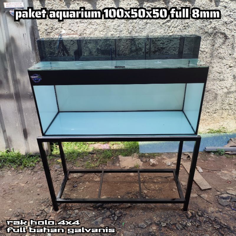 PAKET AQUARIUM 100X50X50 FULL 8MM