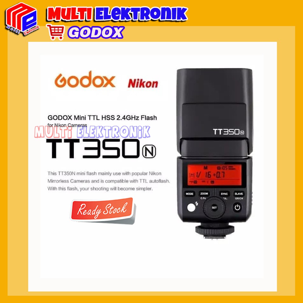 Godox TT350N / TT 350 / TT 350 N / TTL Camera Flash Speedlite for Nikon Promo