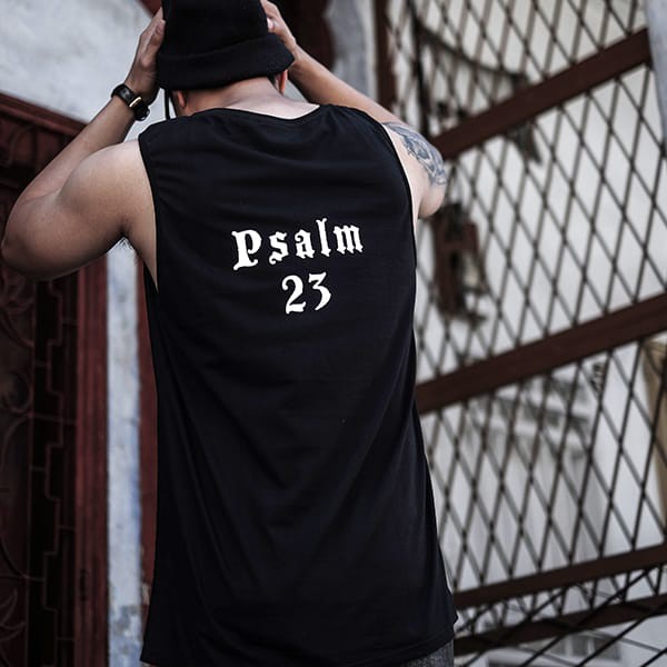 Yezzo Psalm 23 Tank Top Black