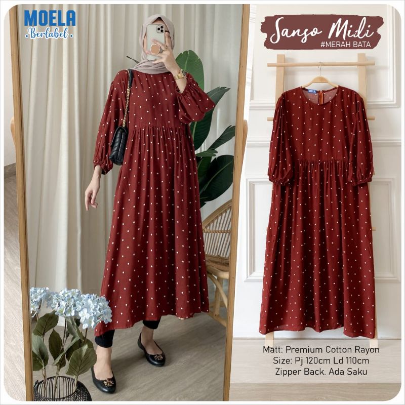 SANSO DRESS BY MOELA