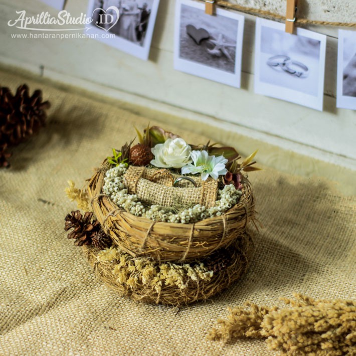 TEMPAT PERHIASAN | BIRD NEST RING 2 (R-BN2)