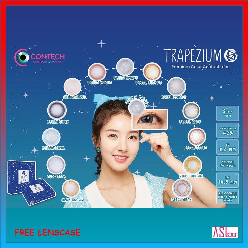 SOFTLENS TRAPEZIUM MINUS (-0.50 S/D -1.00) BY CTK