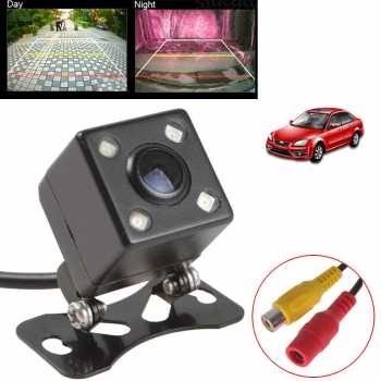 Kamera Belakang Parkir Mobil 4 Led Dengan Night Vision / Kamera Monitor Parkir Otomatis Mundur Universal Car Rearview Camera HD Hight Quality Original / Kamera Parkir Led Kotak Belakang Mobil Waterproof Tahan Air Anti Kabut Embun / Kamera Mundur Infrared