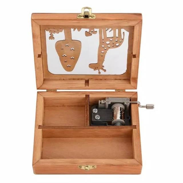 Kotak Music Kayu Klassik Kado Ultah Hadiah Ulang Tahun